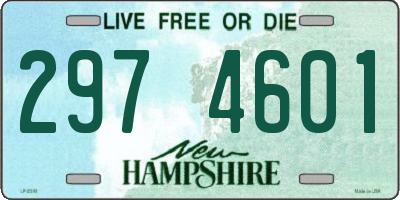 NH license plate 2974601