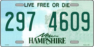 NH license plate 2974609