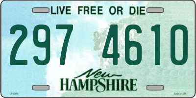 NH license plate 2974610