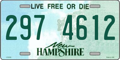 NH license plate 2974612