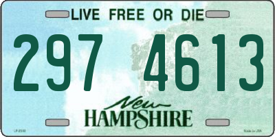 NH license plate 2974613