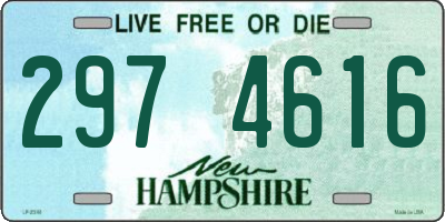 NH license plate 2974616
