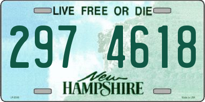 NH license plate 2974618