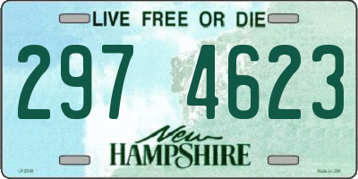 NH license plate 2974623