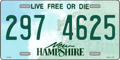 NH license plate 2974625