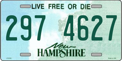 NH license plate 2974627