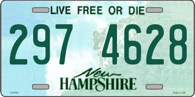 NH license plate 2974628