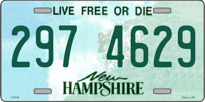 NH license plate 2974629