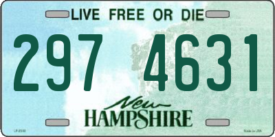 NH license plate 2974631