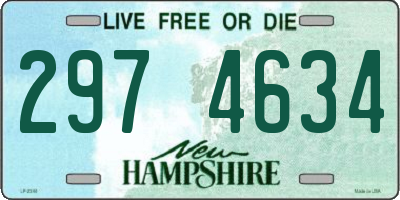 NH license plate 2974634