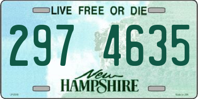 NH license plate 2974635