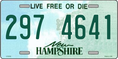NH license plate 2974641