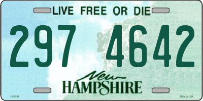 NH license plate 2974642