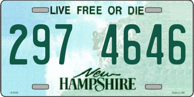NH license plate 2974646