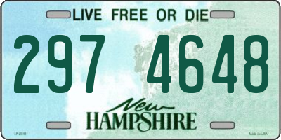 NH license plate 2974648