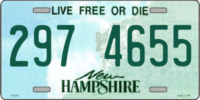 NH license plate 2974655
