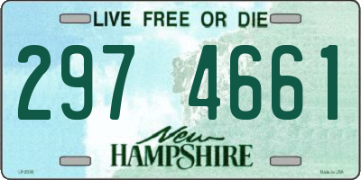 NH license plate 2974661