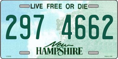 NH license plate 2974662