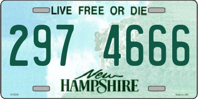 NH license plate 2974666