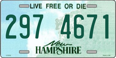 NH license plate 2974671