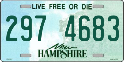NH license plate 2974683