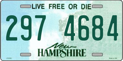 NH license plate 2974684