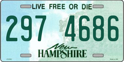 NH license plate 2974686