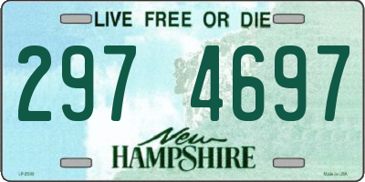 NH license plate 2974697