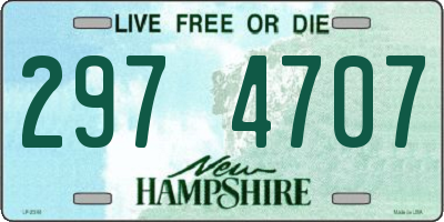 NH license plate 2974707