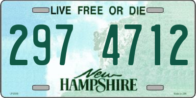 NH license plate 2974712