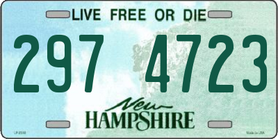 NH license plate 2974723