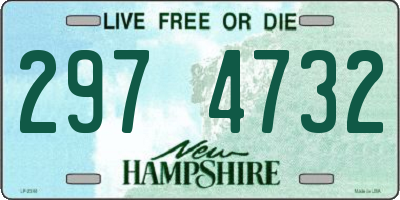 NH license plate 2974732