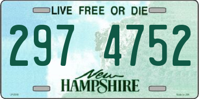 NH license plate 2974752
