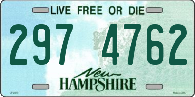 NH license plate 2974762