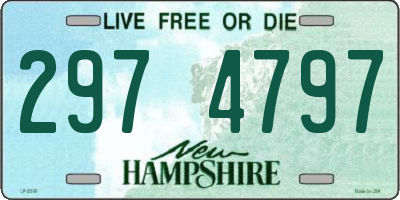 NH license plate 2974797