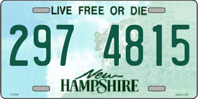 NH license plate 2974815