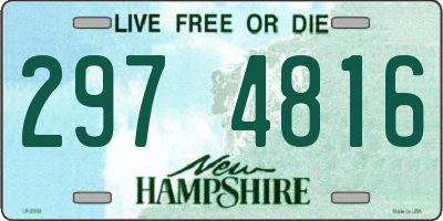 NH license plate 2974816