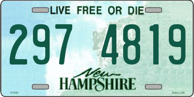 NH license plate 2974819