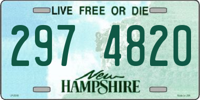NH license plate 2974820