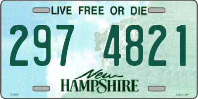 NH license plate 2974821