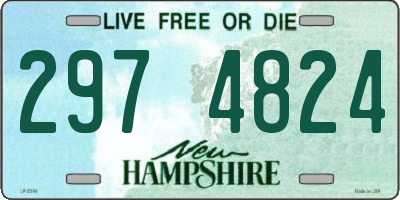 NH license plate 2974824