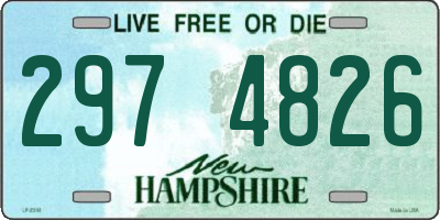 NH license plate 2974826