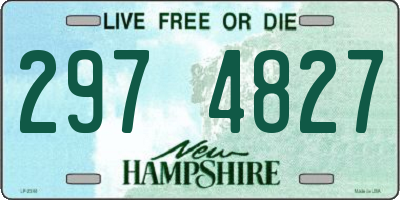 NH license plate 2974827
