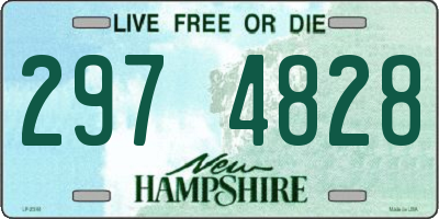 NH license plate 2974828