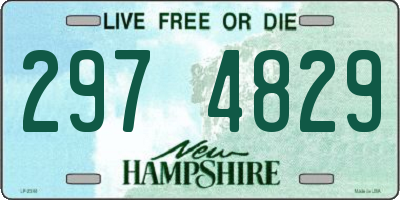 NH license plate 2974829