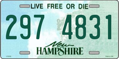 NH license plate 2974831