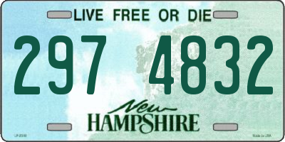 NH license plate 2974832