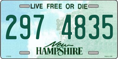 NH license plate 2974835