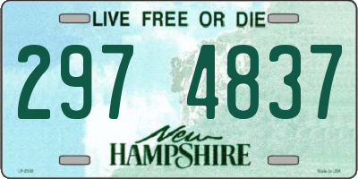 NH license plate 2974837