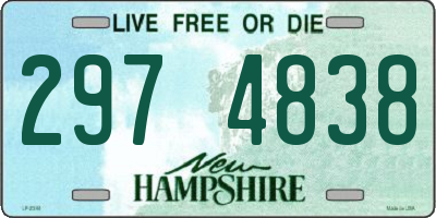 NH license plate 2974838